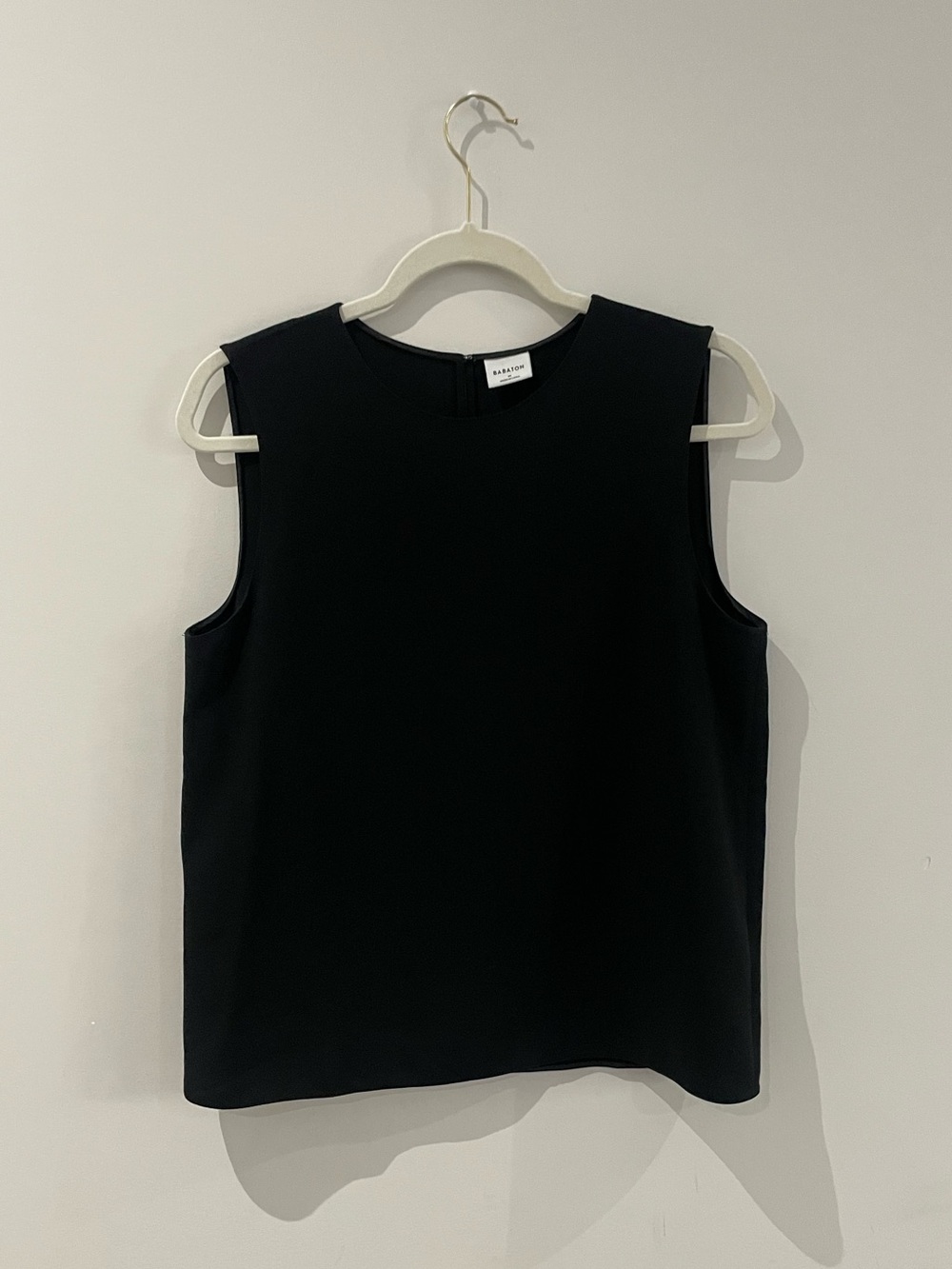 Babaton Black Crewneck Sleeveless Tank